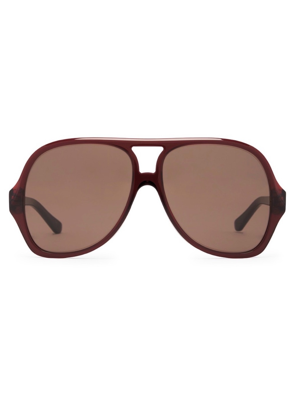 NEW CHLOE Aviator oversized Sunglasses in Havana